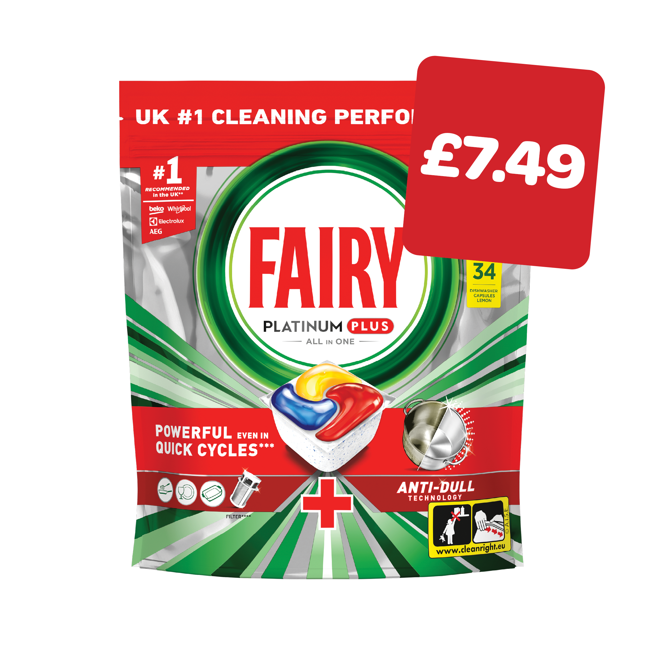 Fairy Platinum Plus ADW Lemon