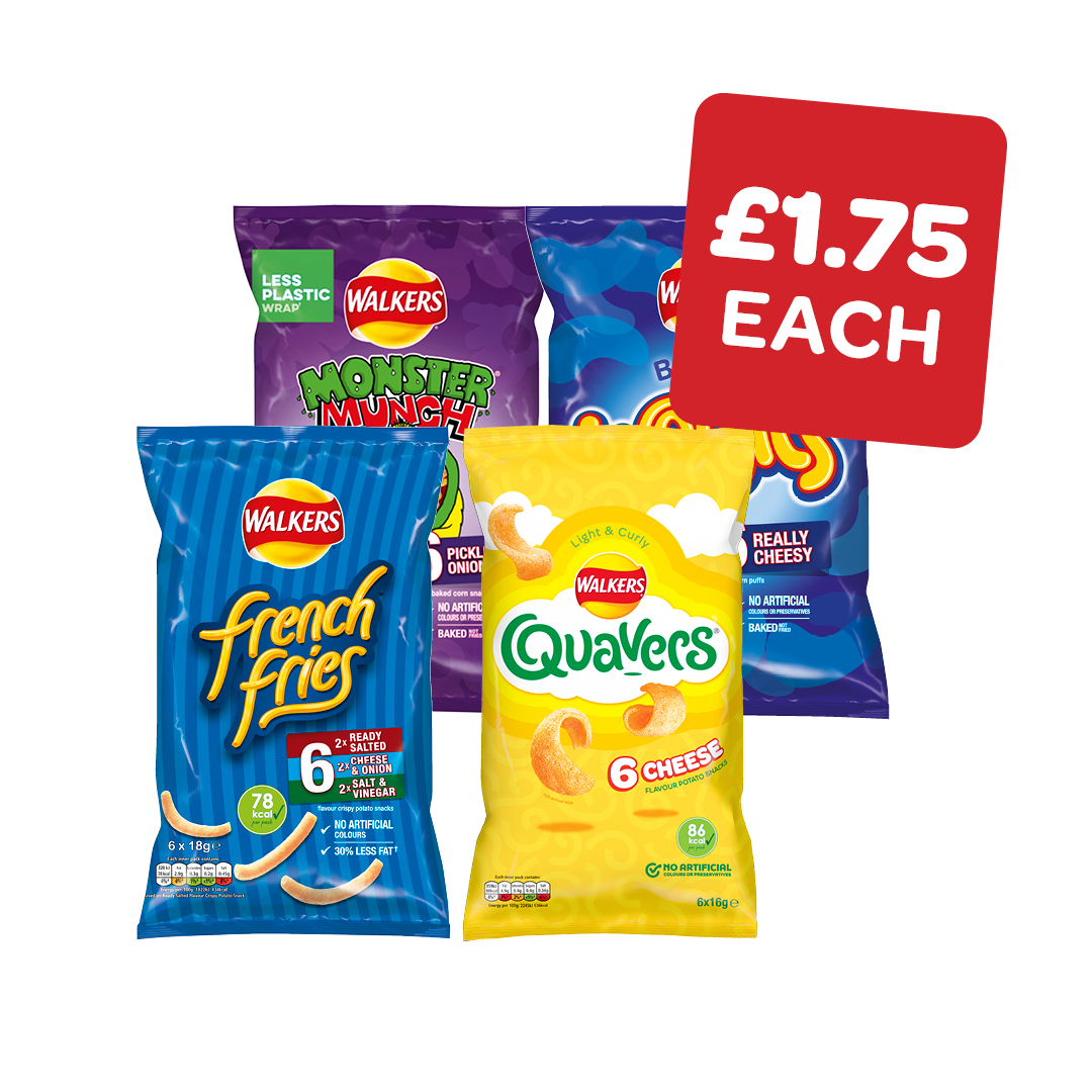 Monster Munch / Wotsits / Quavers / French Fries