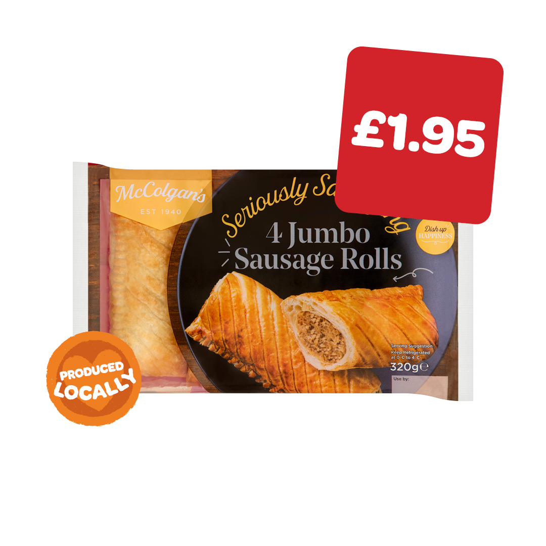 McColgans Jumbo Sausage Rolls