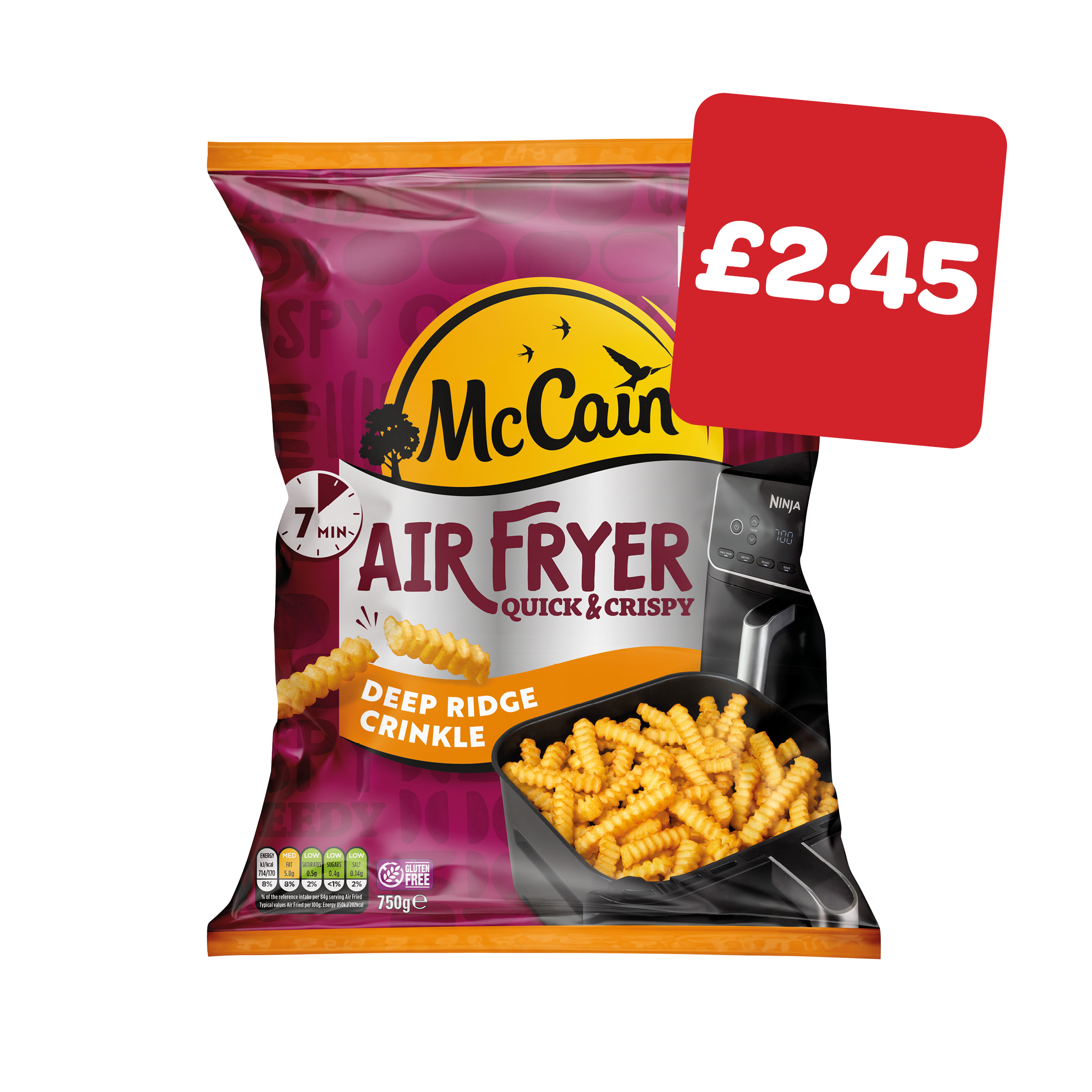 McCain Air Fryer Crinkle Cut Chips