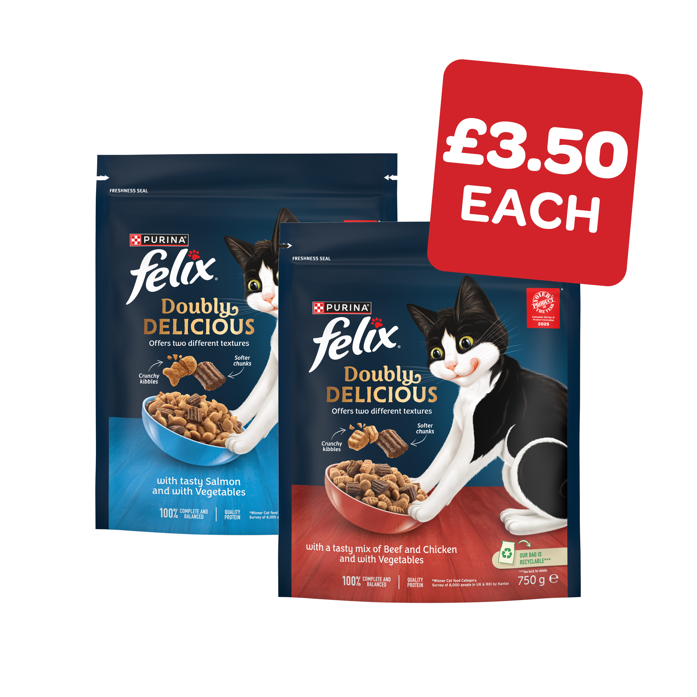 Felix Doubly Delicious Dry Cat Food