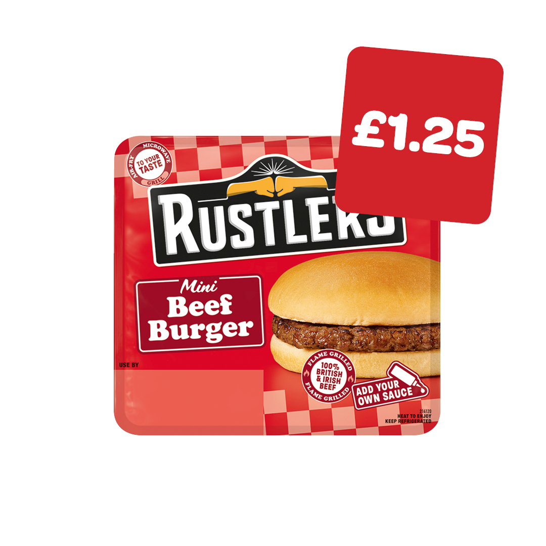 Rustlers Mini Beef Burger