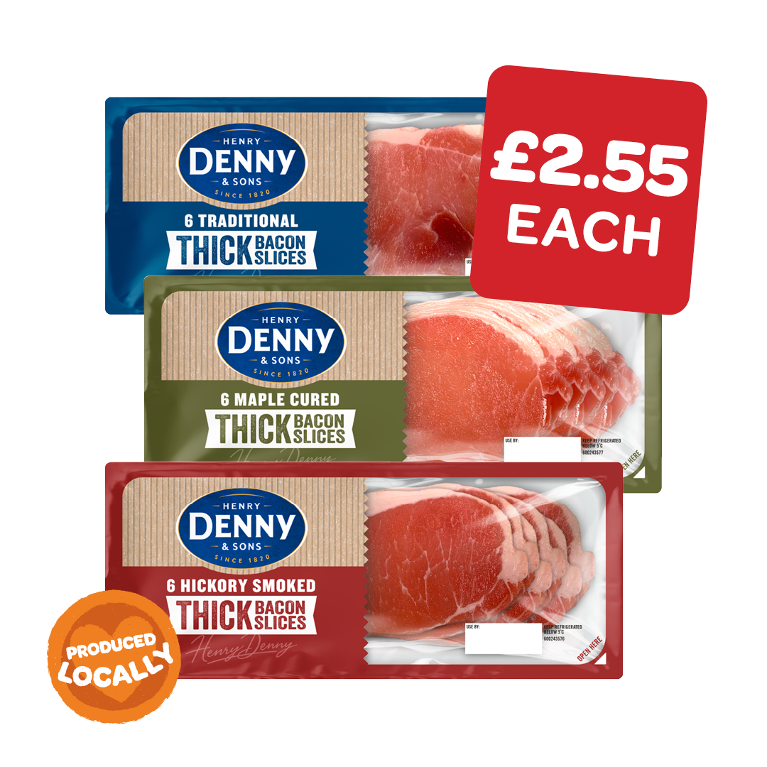 Denny Trad / Maple / Hickory Thick Cut Bacon