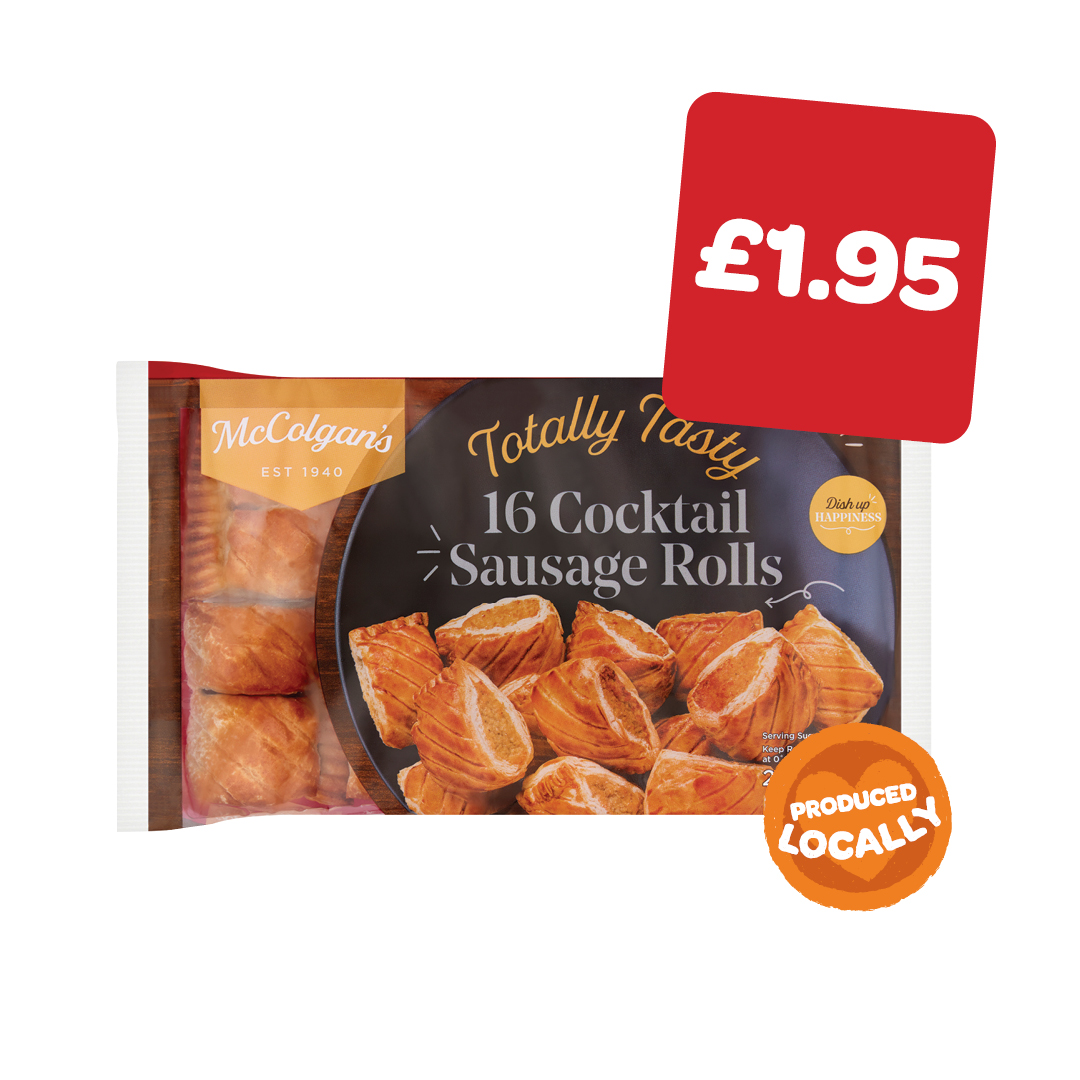 McColgans Cocktail Sausage Rolls