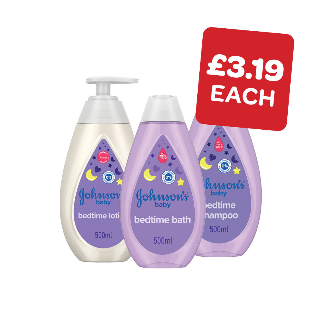J&J Baby Bedtime Shampoo / Bath / Lotion