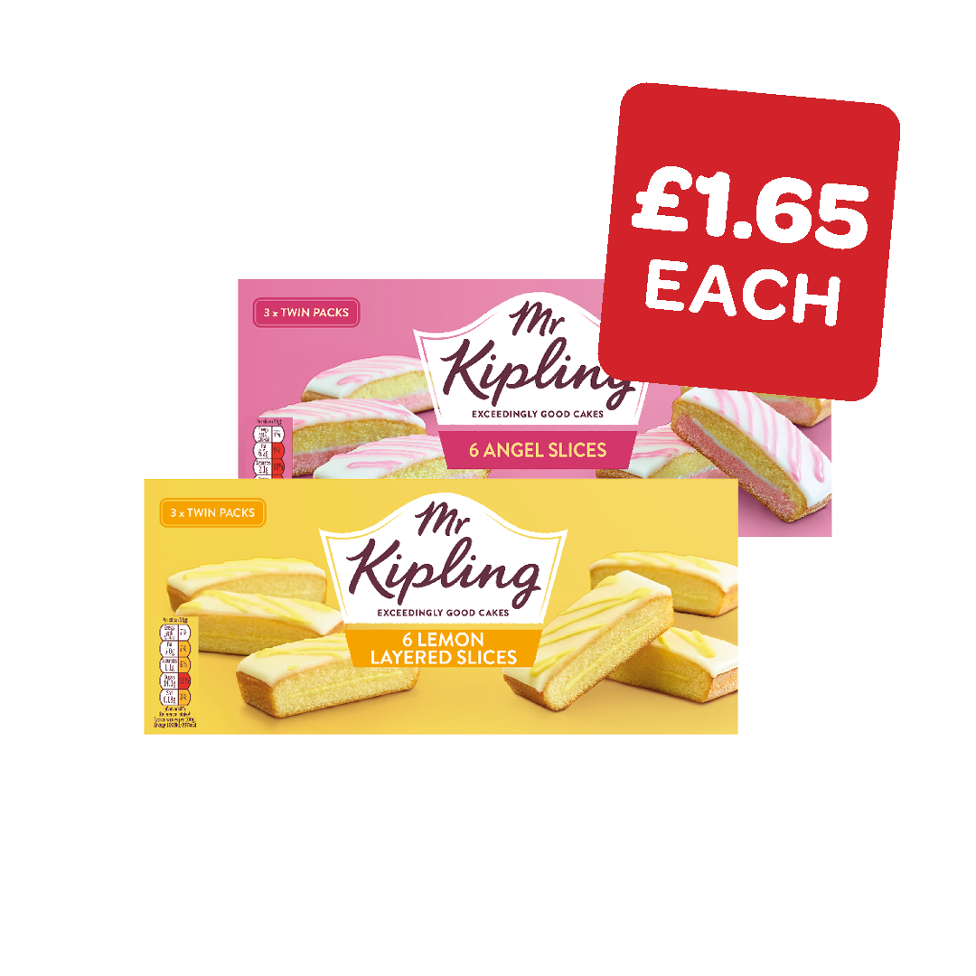 Mr Kipling Angel / Lemon Layer Slices