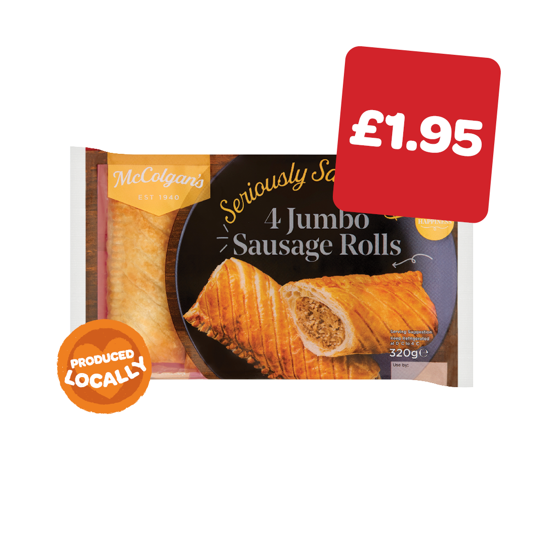 McColgans Jumbo Sausage Rolls