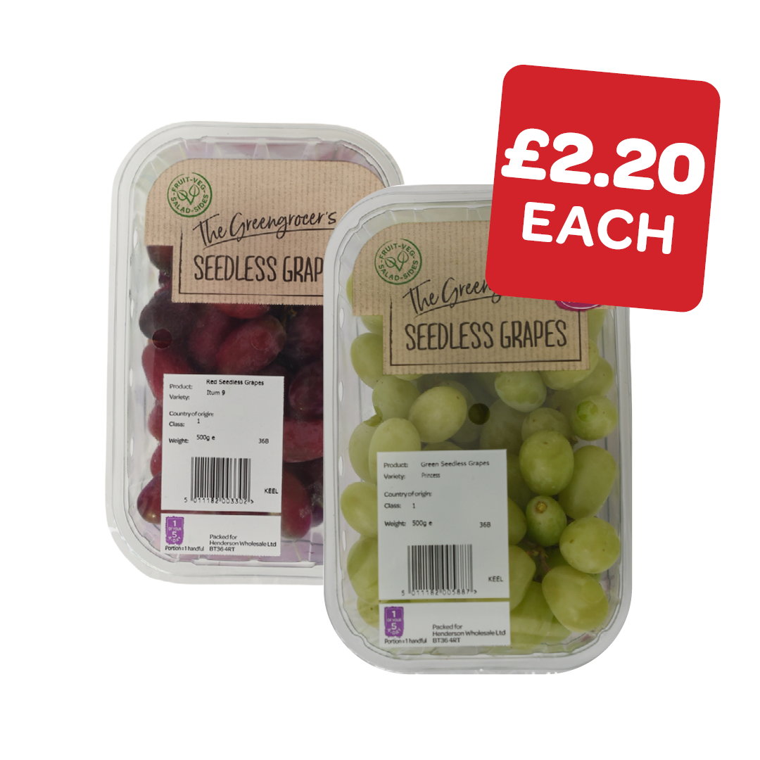 The Greengrocer’s Red/Green Seedless Grapes