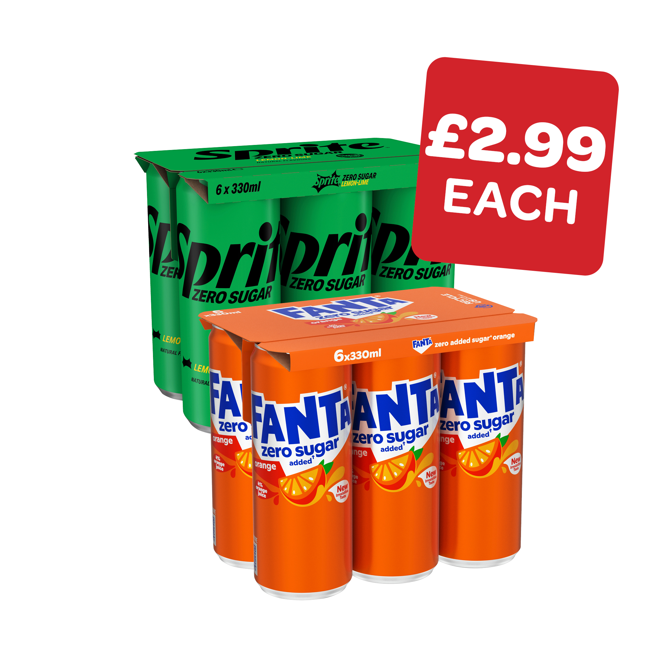 Fanta / Sprite 330ml