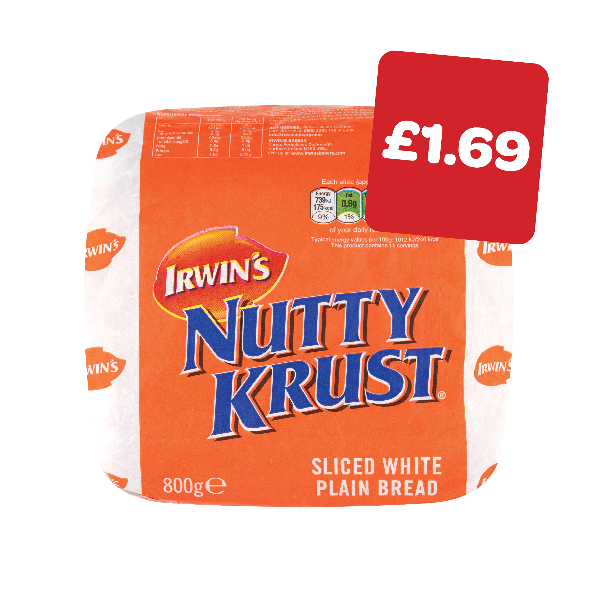 Irwins Nutty Krust Sliced