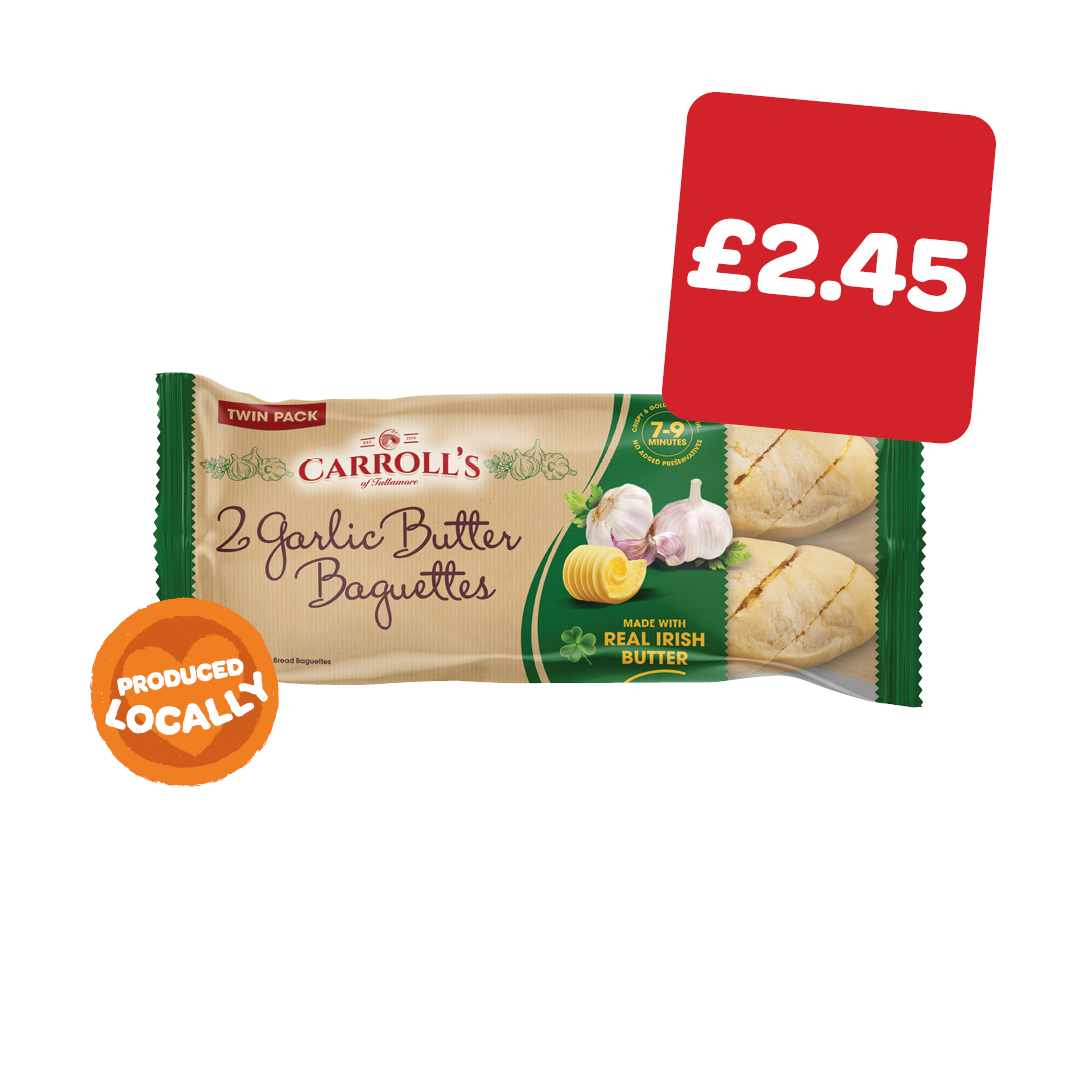 Carrolls Garlic Baguette Twin Pack