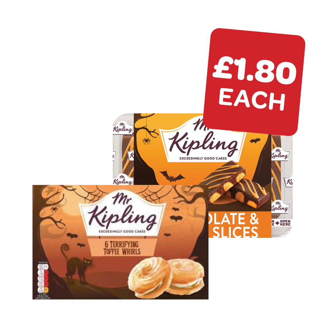 Mr Kipling Choc Orange Slices / Terror Whirls
