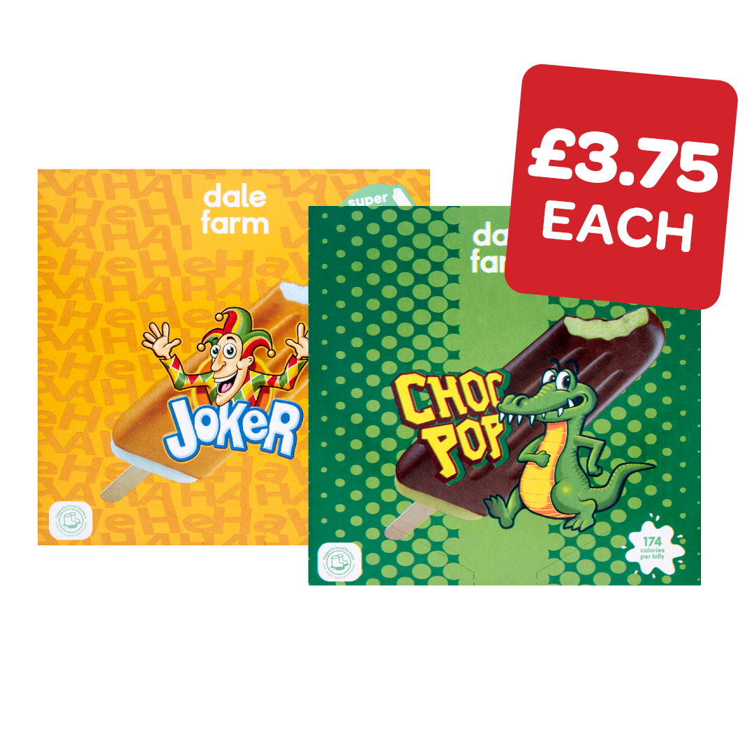 Dale Farm Joker / Choc Pop / Mr Frostie