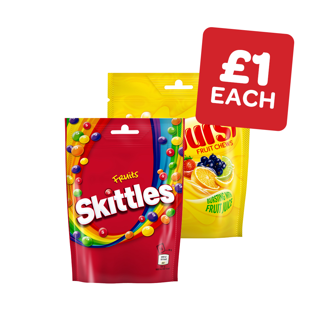 Skittles / Starburst Pouch