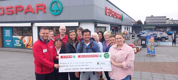 Carrickfergus store team walk for M.E, raising over £1,000