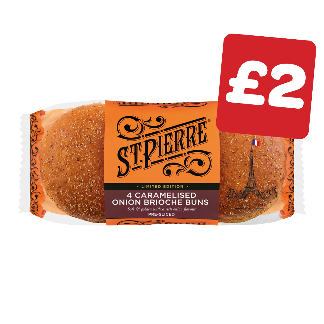 St Pierre Caramelised Onion Buns