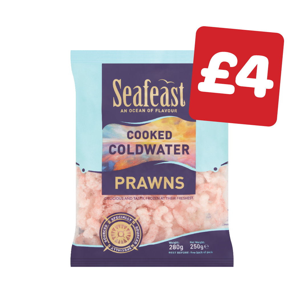 Seafeast Cooked Coldwater Prawns