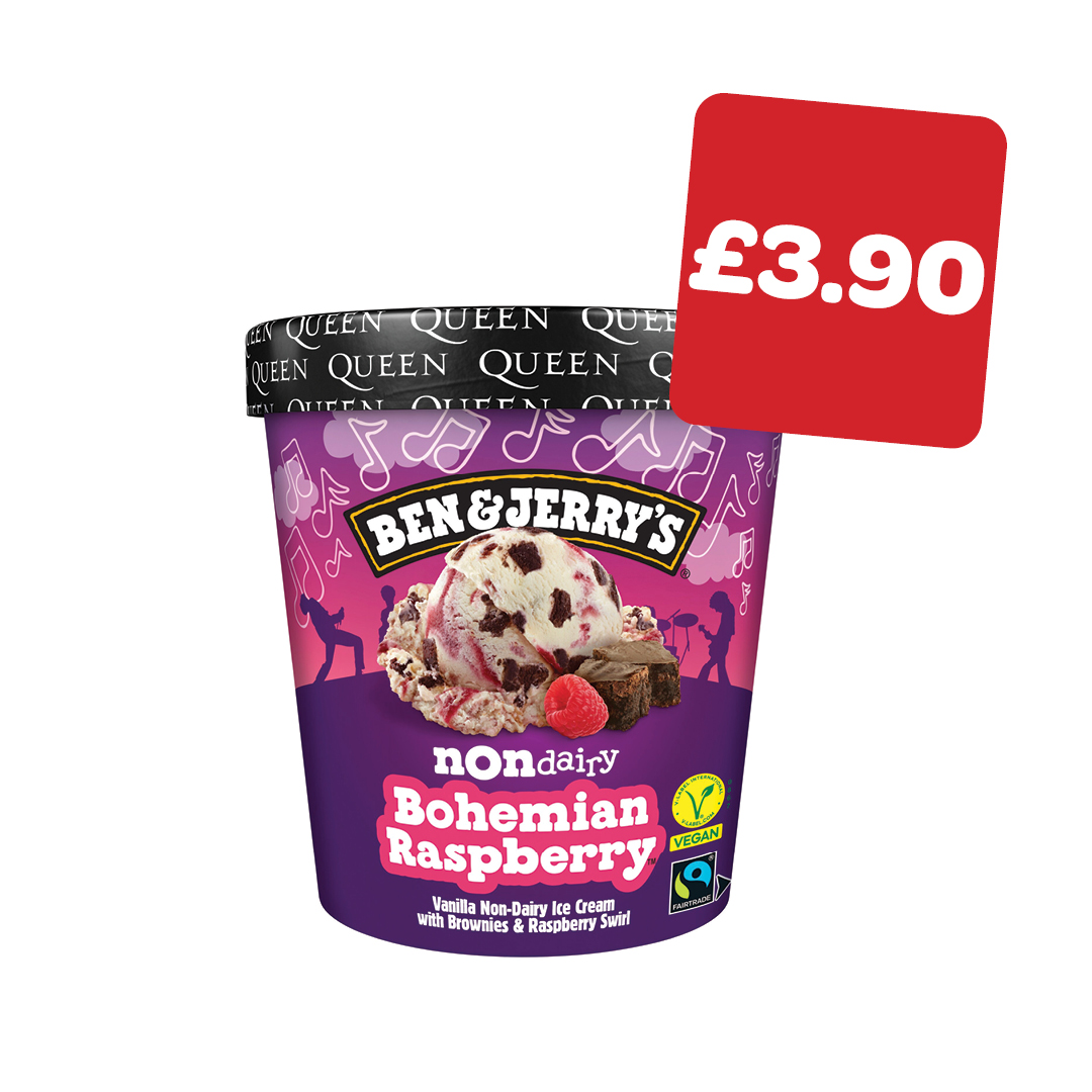 Ben and Jerry Bohemian Raspberry