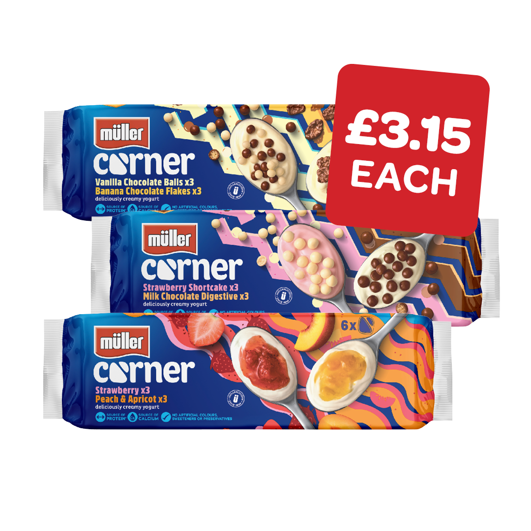 Muller Corner Yoghurts 124g
