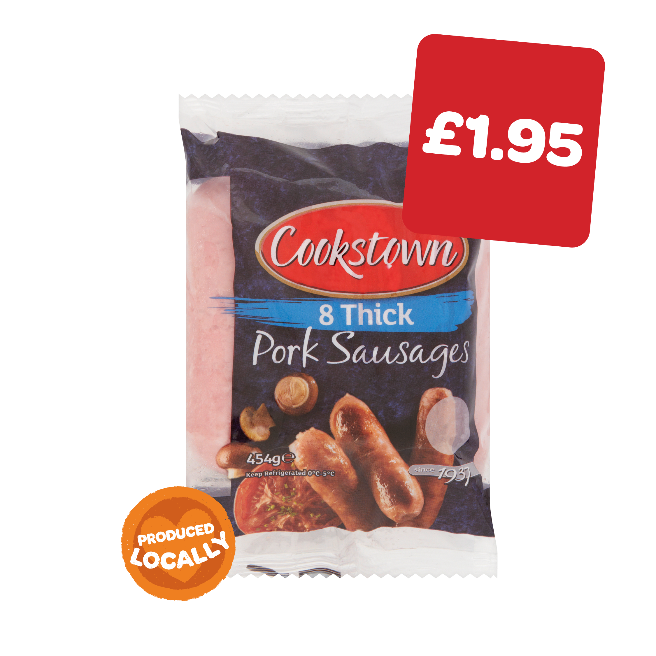 Cookstown Thick Sausages 8 Pack