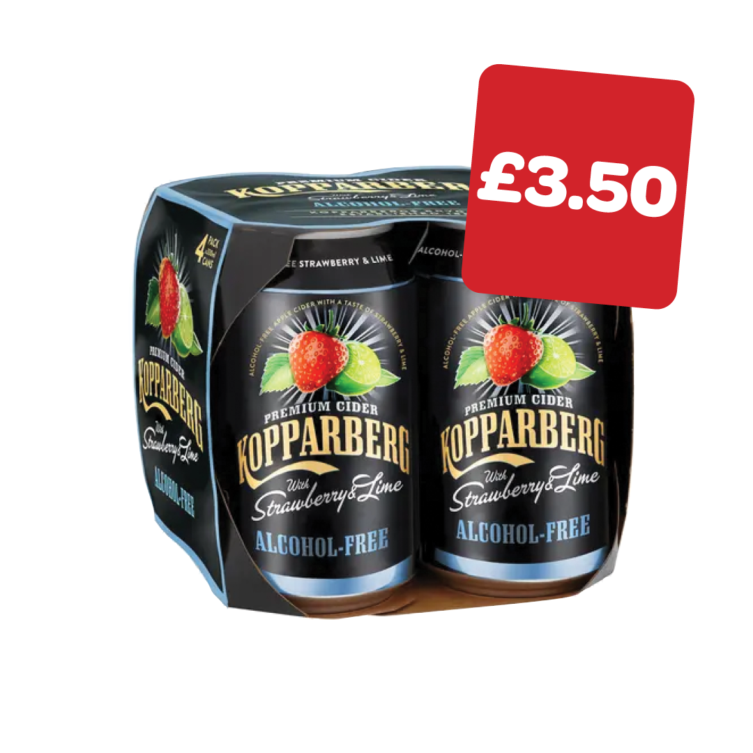 Kopparberg Strawberry  & Lime 0.0% 330ml