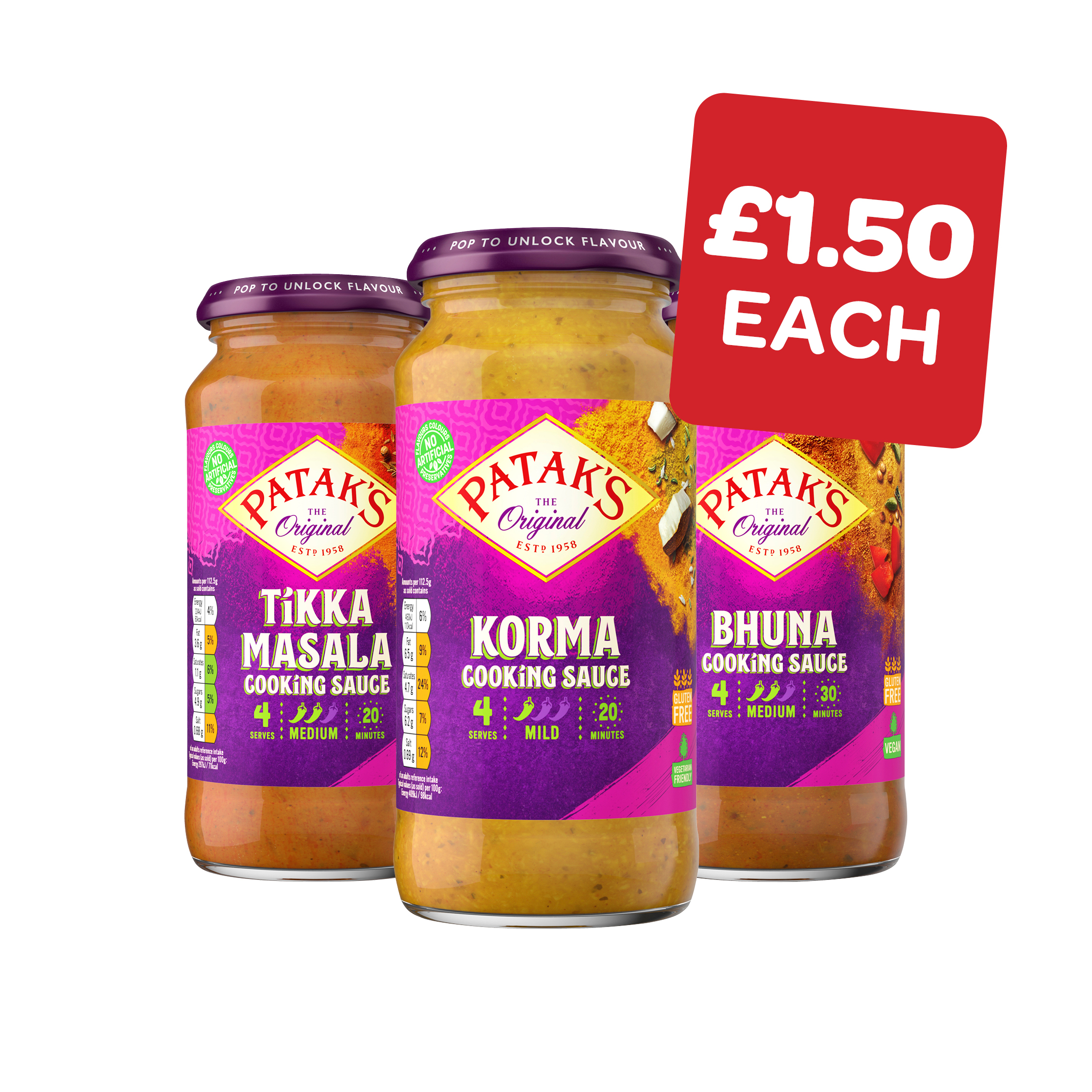 Pataks Curry Sauce