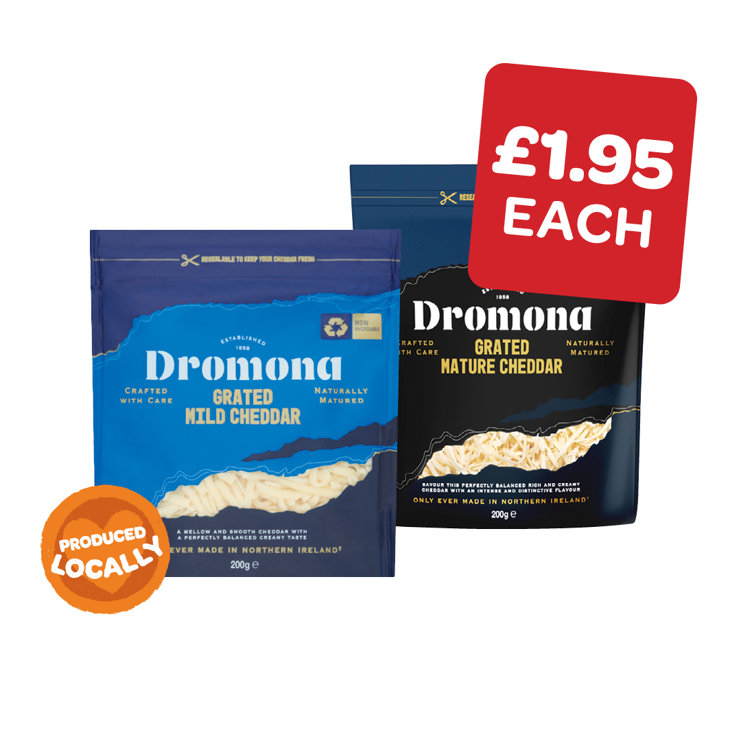 Dromona Mild / Mature Grated Cheese