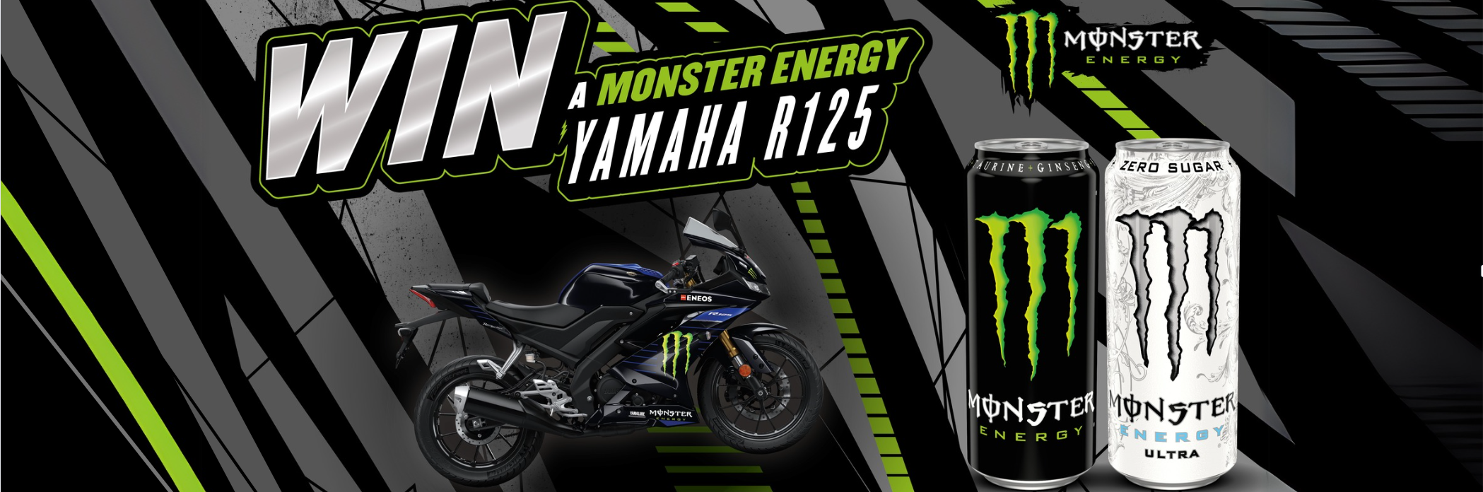 Win a Monster Energy Yamaha R125