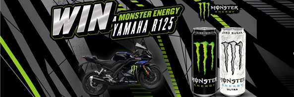 Win a Monster Energy Yamaha R125