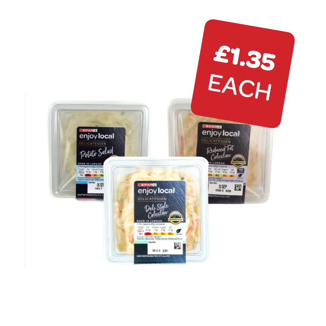SPAR enjoy local Deli / Reduced Fat Coleslaw / Potato Salad