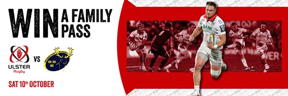 WIN Ulster Rugby Tickets!