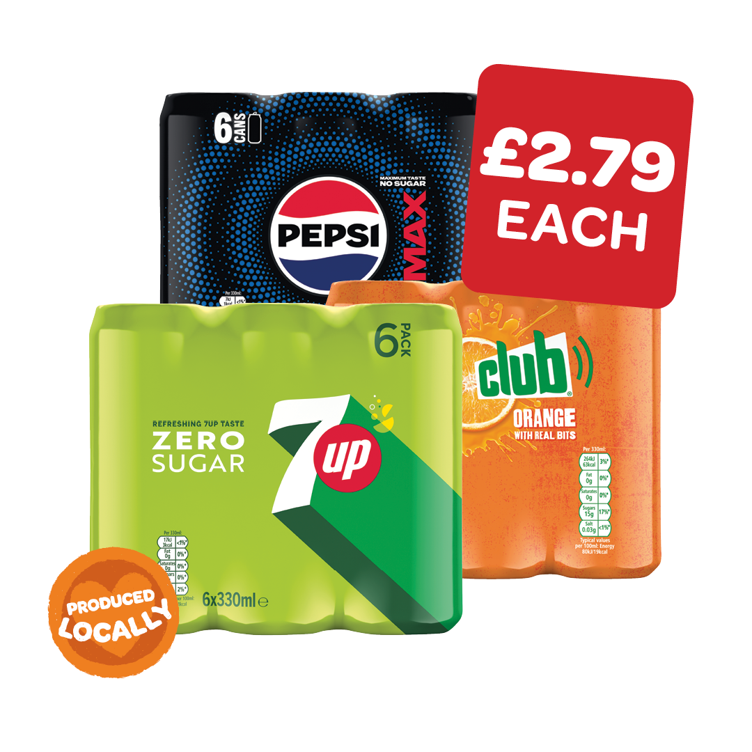 Pepsi / Club / 7UP 330ml