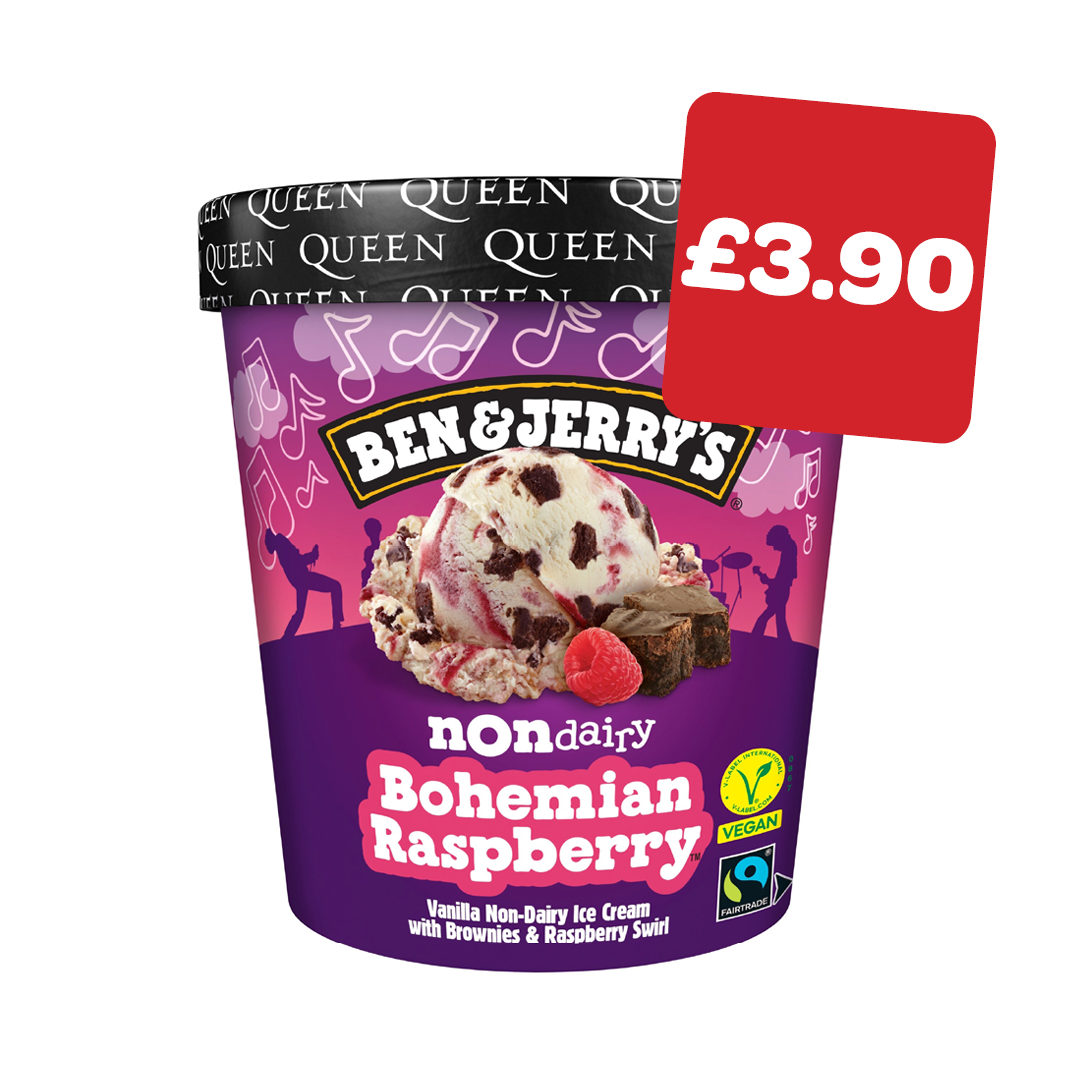 Ben and Jerry Bohemian Raspberry