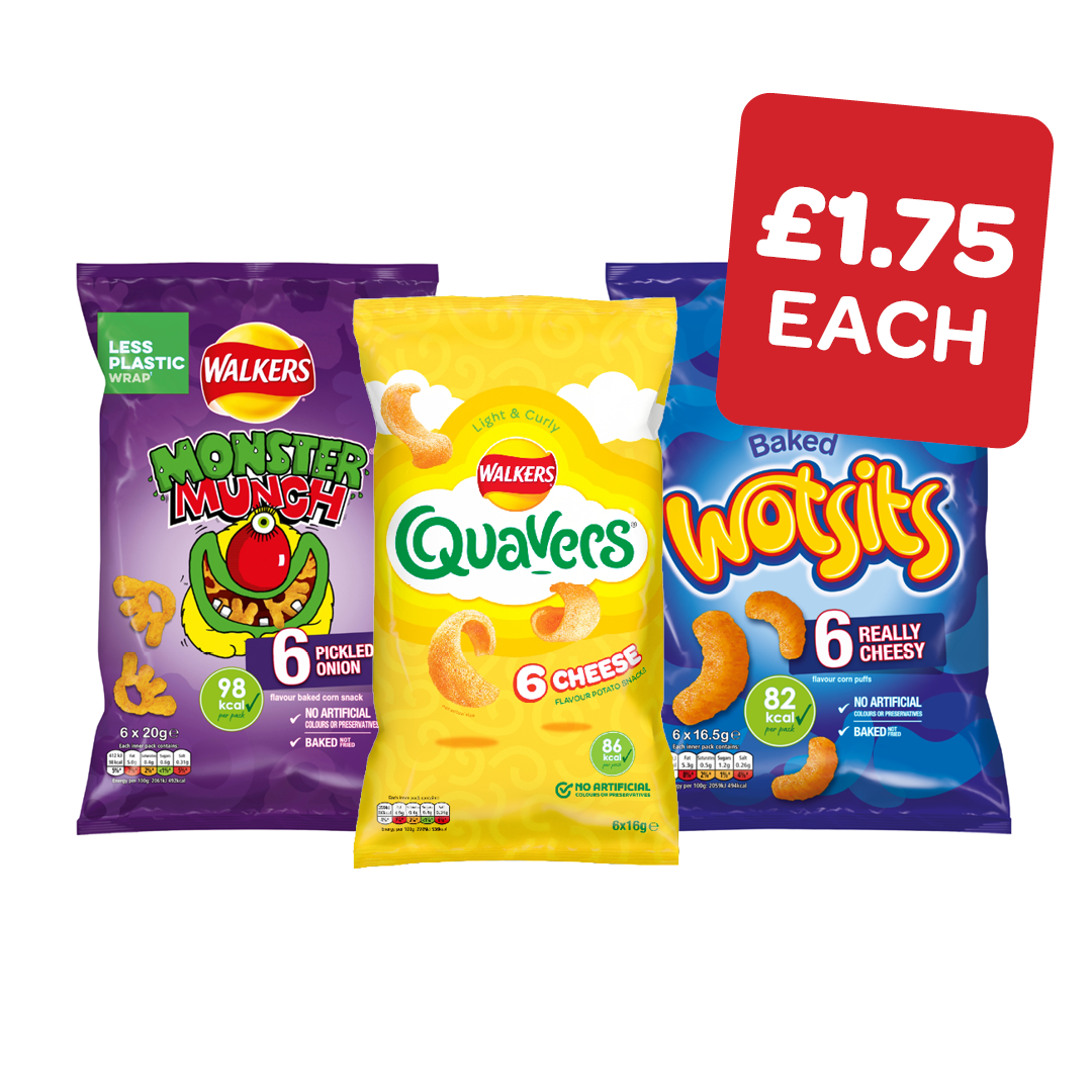 Monster Munch / Wotsits / Quavers / French Fries