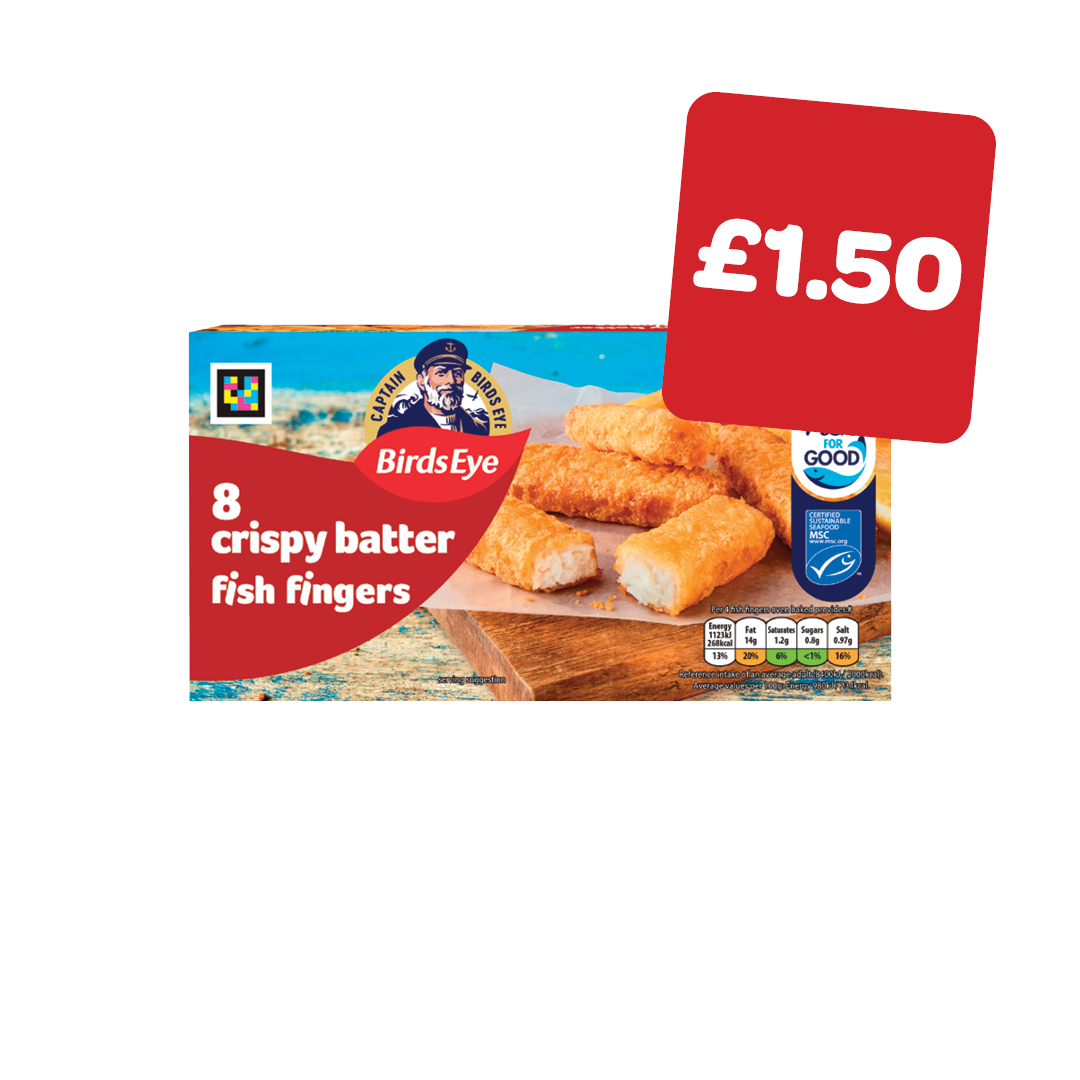 Birds Eye Oven Crispy Fish Fingers