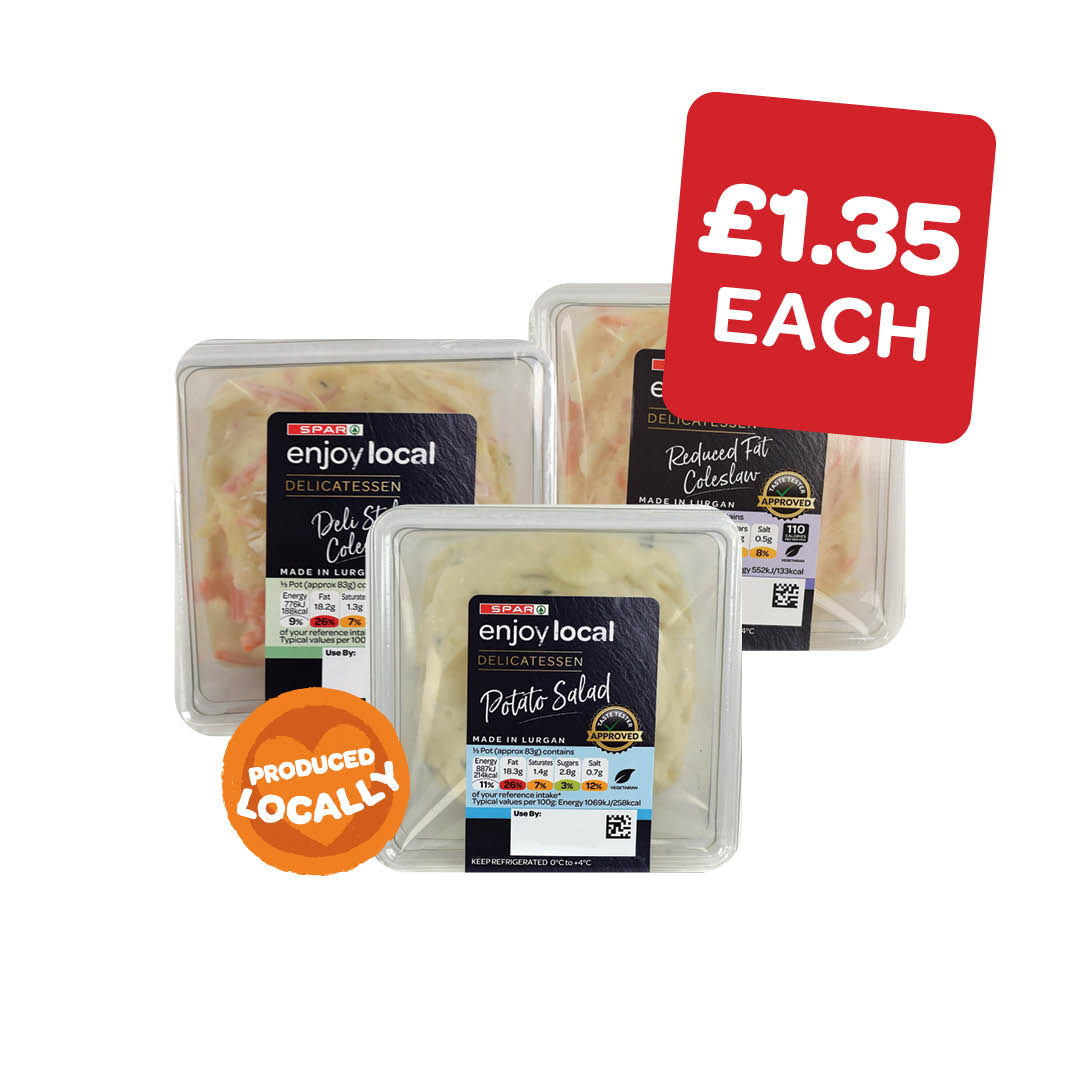 SPAR enjoy local Deli / Reduced Fat Coleslaw / Potato Salad