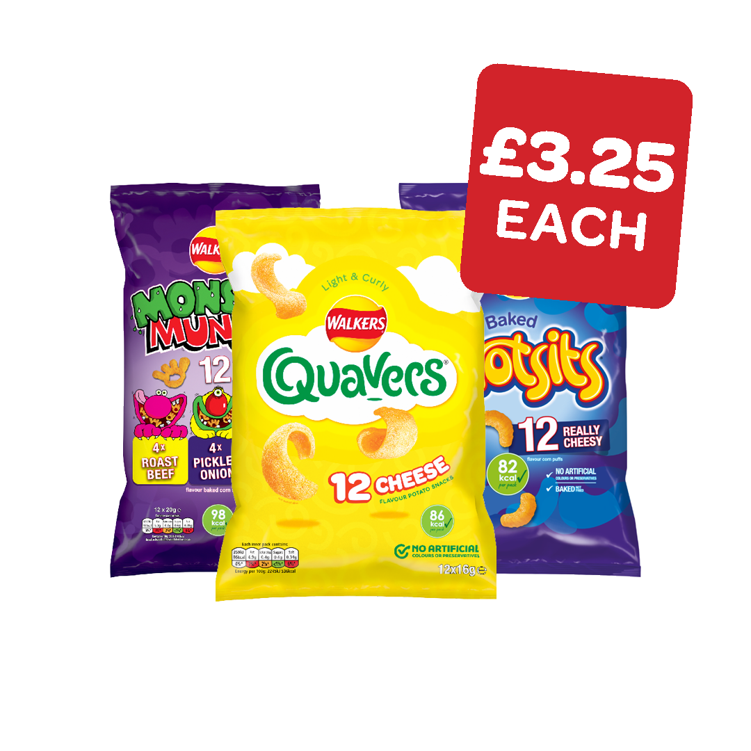 Monster Munch / Quavers / Wotsits