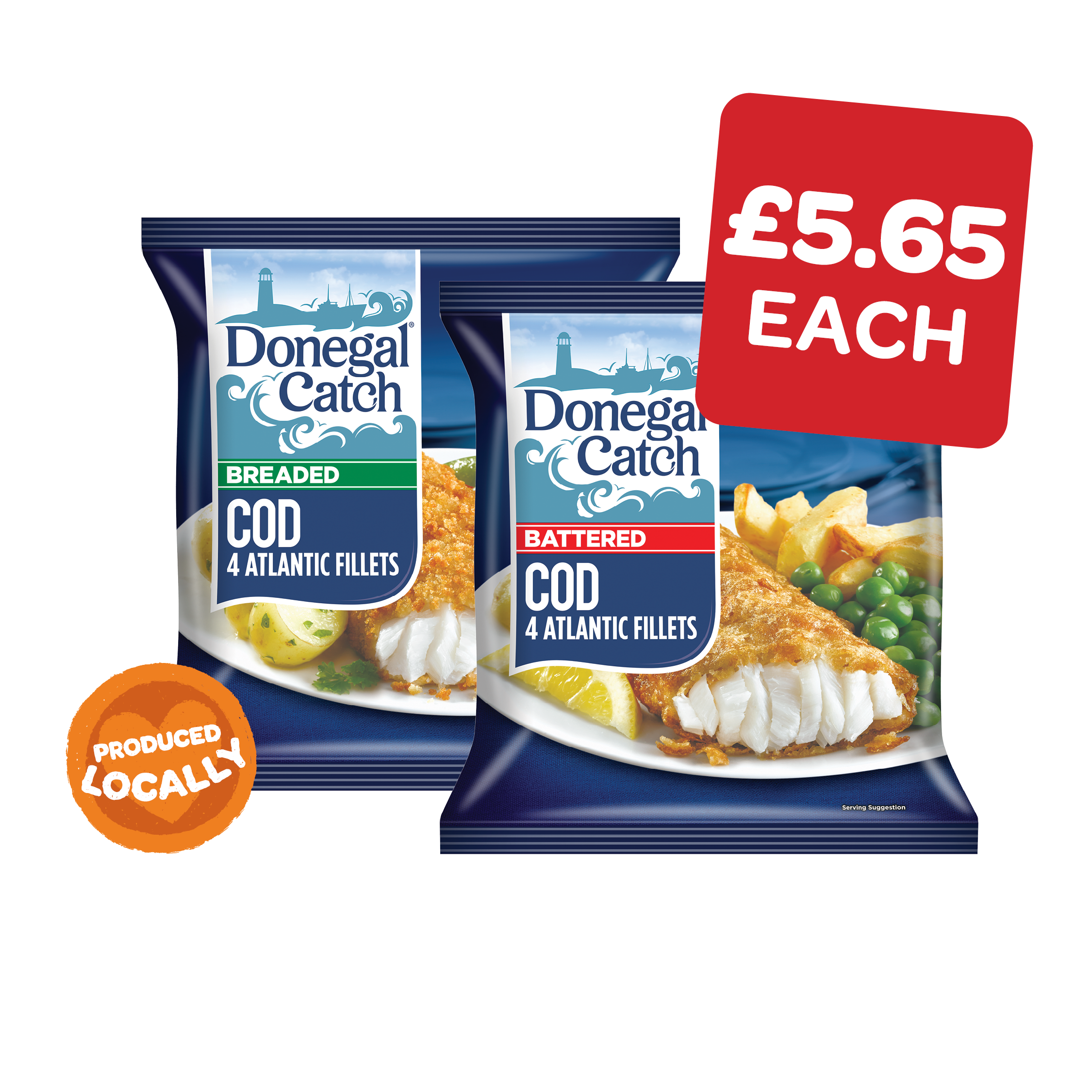 Donegal Catch Breaded / Battered Cod