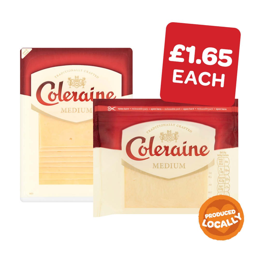 Coleraine Sliced / Block Cheese
