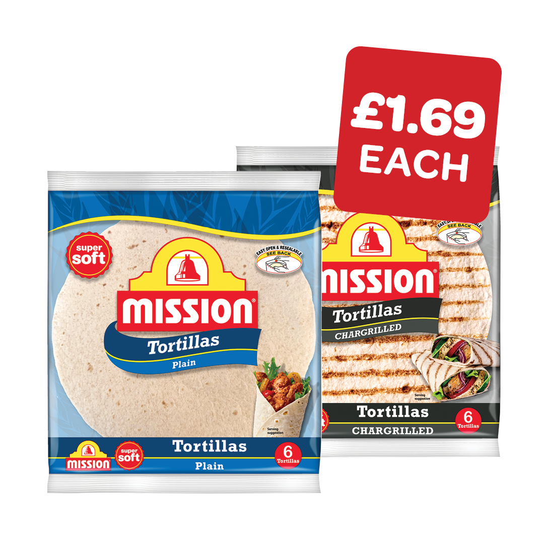Mission Wraps Plain / Chargrilled