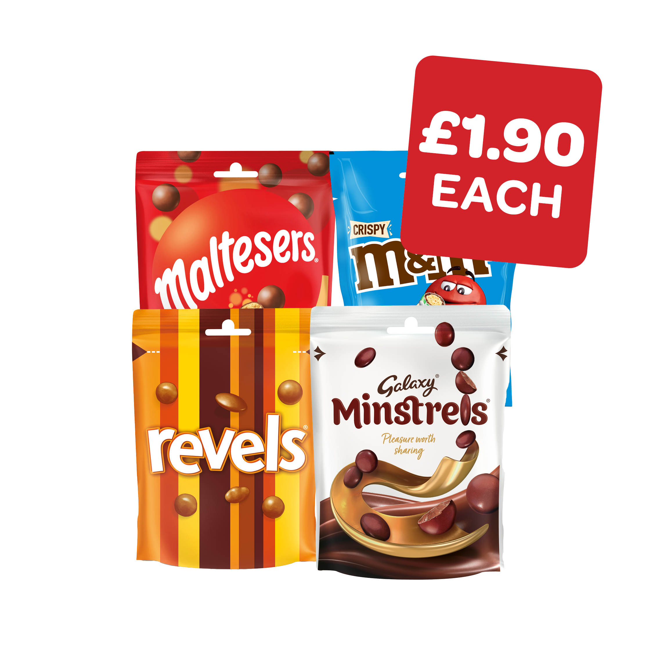 Galaxy Minstrels / Revels / Maltesers / M&M’s / Magic Stars Pouch