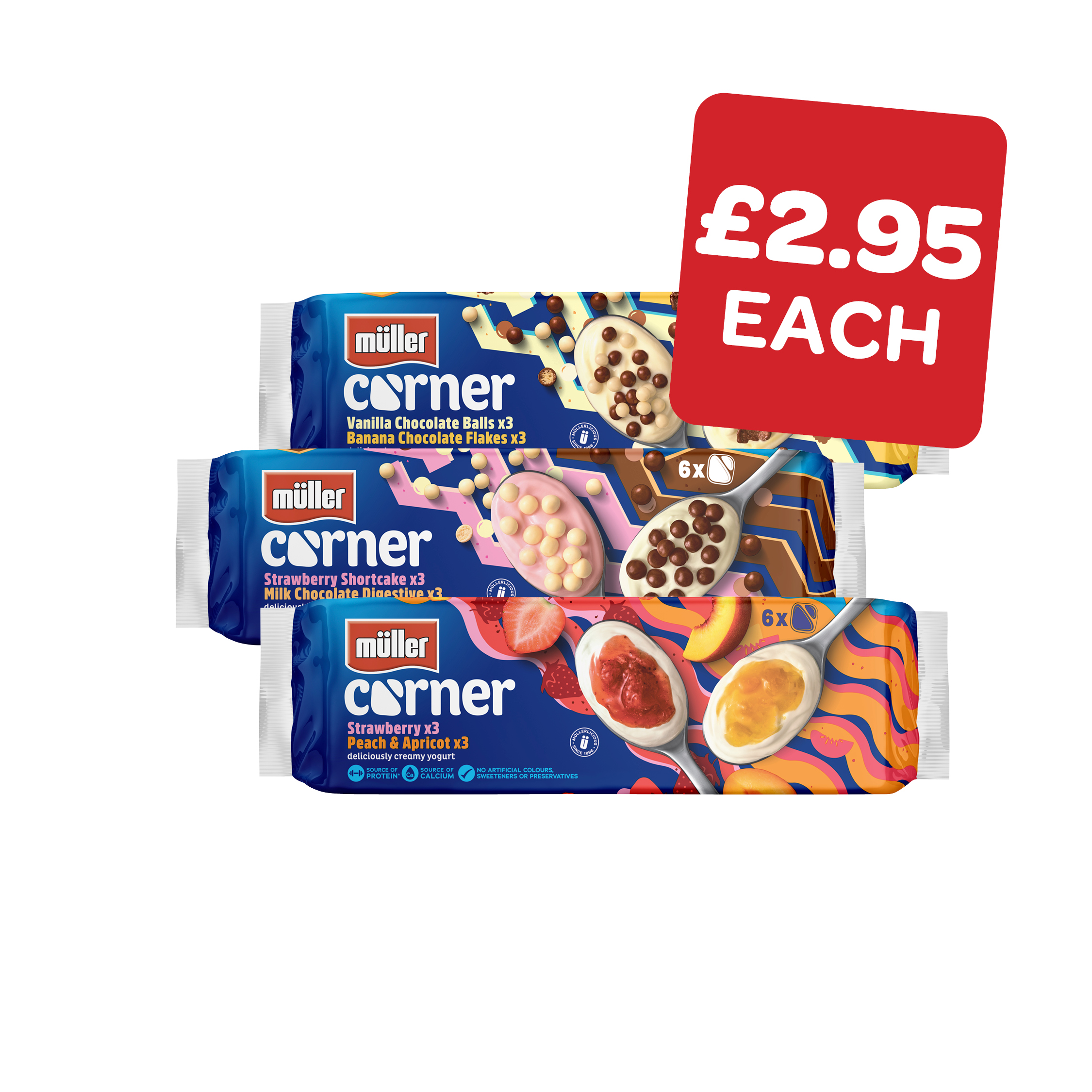 Muller Corner Yoghurts 124g