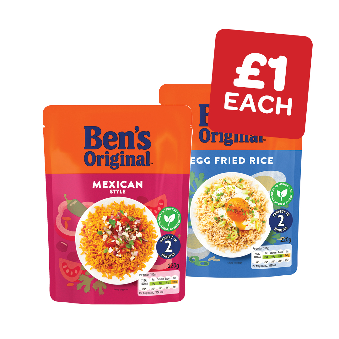 Bens Original Flavoured Rice