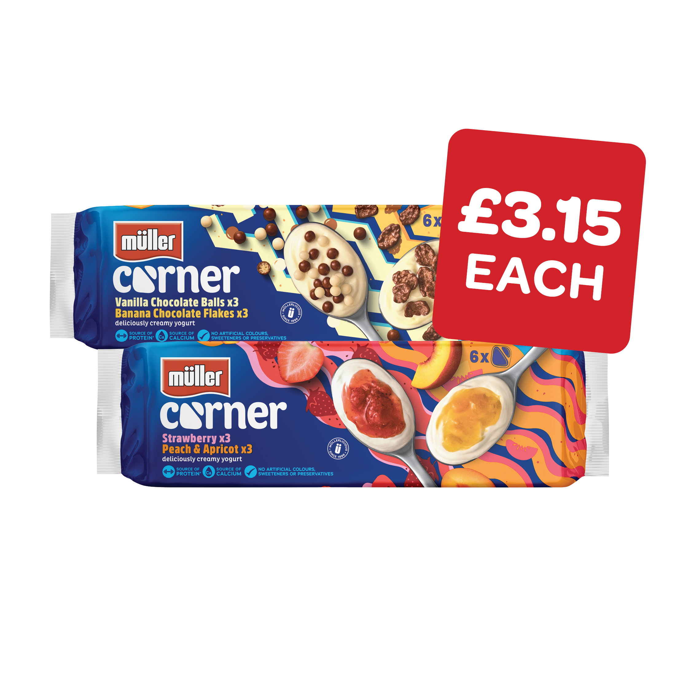 Muller Corner Yoghurts 124g